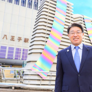 東京都議会議員選挙(八王子市選挙区)候補者公明党の東村くにひろ